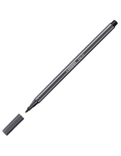 C 10 ROTULADOR STABILO PEN 68 GRIS INTENSO Nº97 PUNTA 10MM